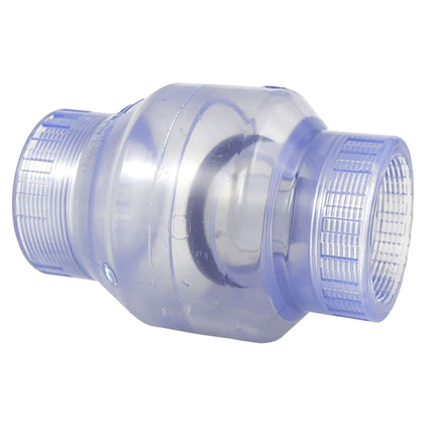Spears Swing Check Valve Clear PVC 1/2 to 6 in. Threaded