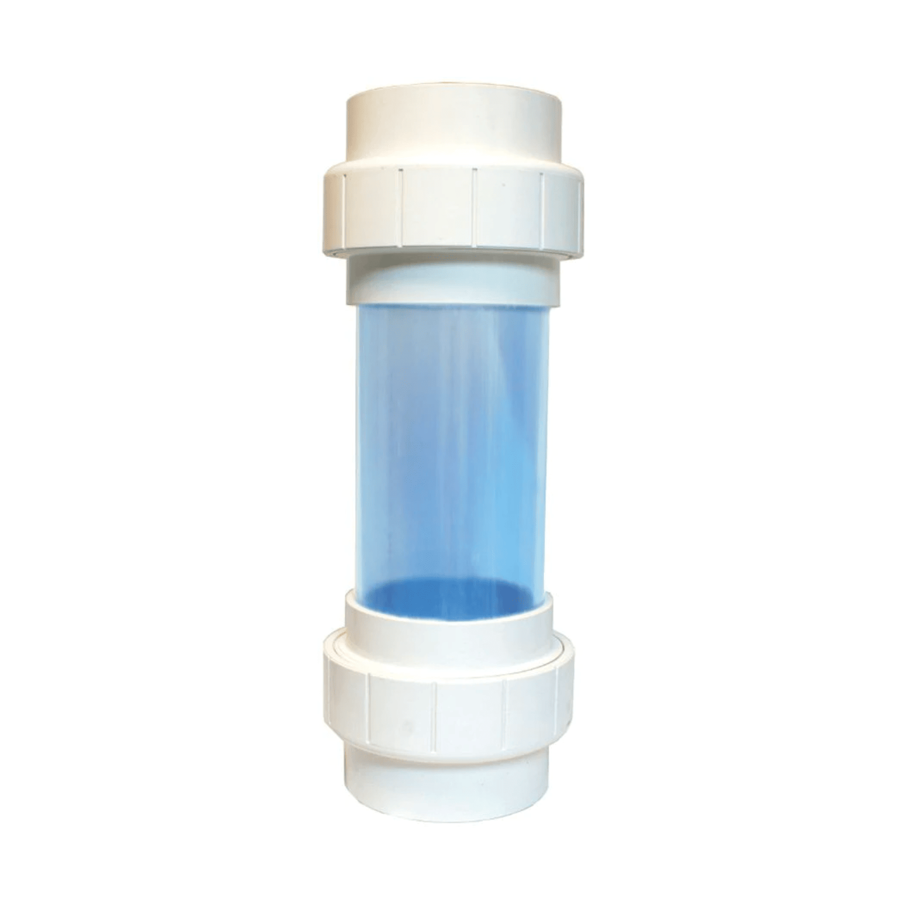 Sight Glass, Clear PVC, Socket, 1/2 in. to 6 in. Sizes, 8 in. to 24 in