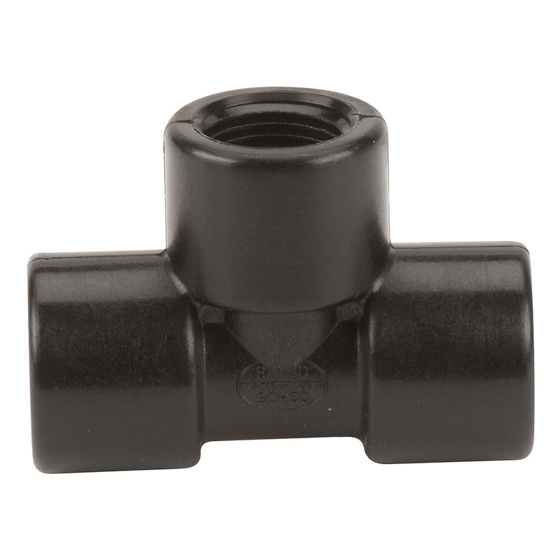 Banjo TEE200 Polypropylene Tee FPT 1/4 in. to 3 in. Sizes