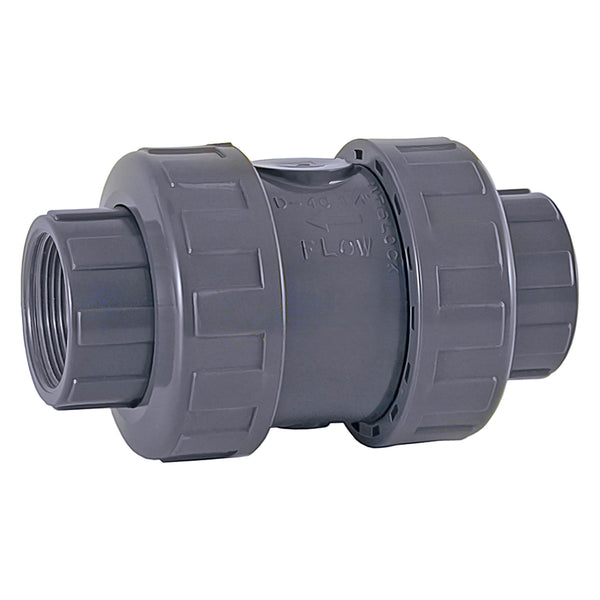 1/2 PVC DOUBLE UNION BALL VALVE (SOCKET END) [LD VALVE]