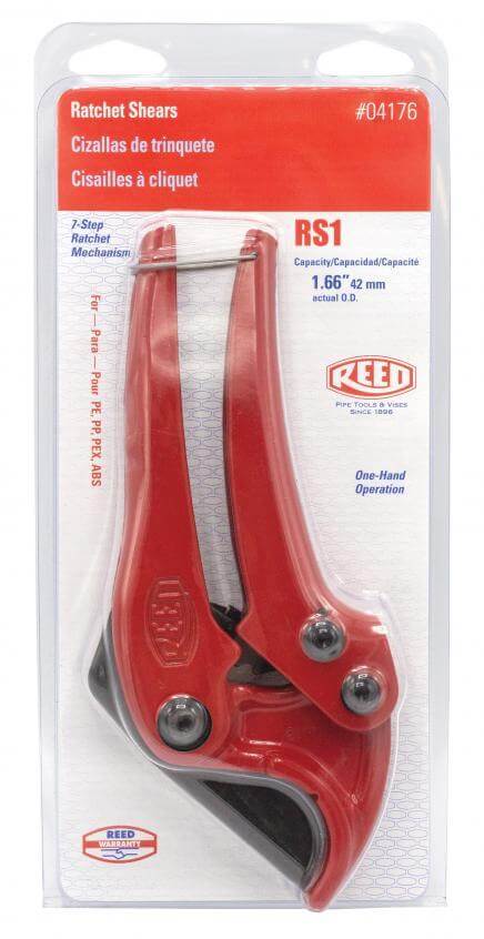 Reed Ratchet Shears 1-1/4 in. IPS Cutting Capacity
