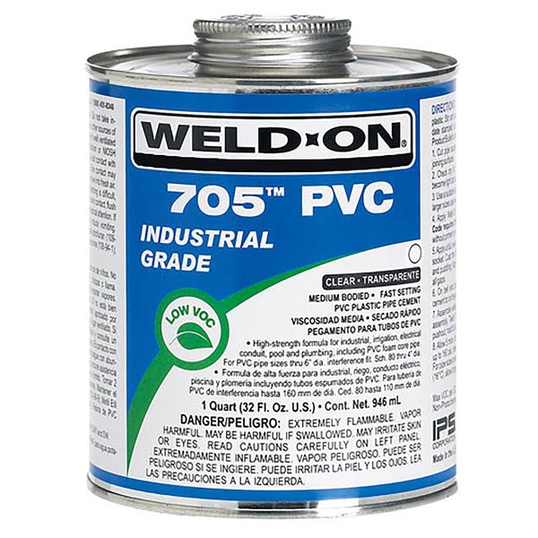 Weld-On 705-G 705 PVC Clear Solvent Cement