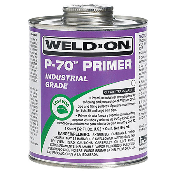 Weld-On P-70C-G P-70 PVC and CPVC Clear Primer